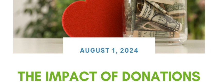 blog post on impact of donations